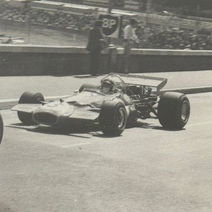 Vintage Racing Photo 1970 Monaco Grand Prix Race Photograph Print