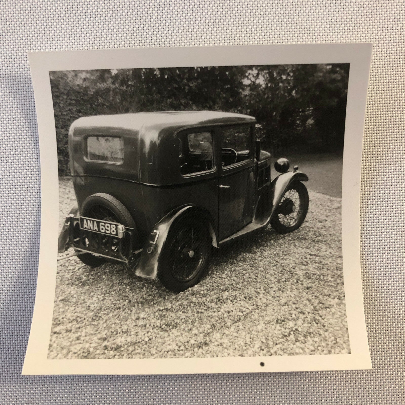 Vintage 1933 Austin Y Saloon Car Photo Photograph Print Lot of 4