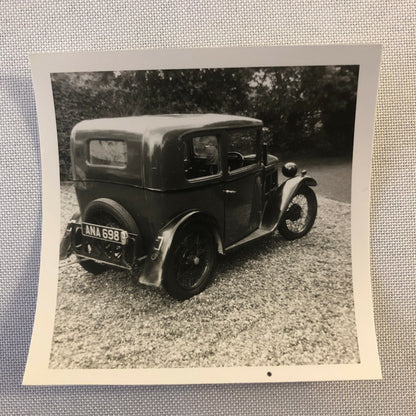 Vintage 1933 Austin Y Saloon Car Photo Photograph Print Lot of 4