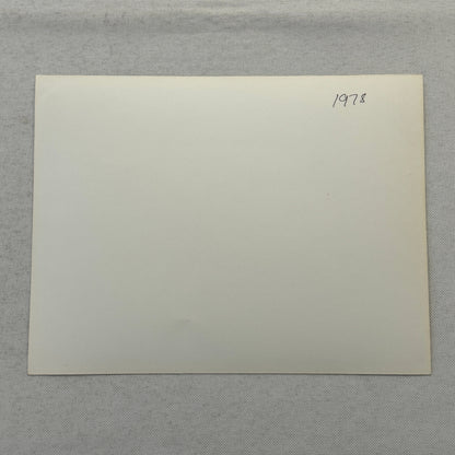 Porsche 924 Car Factory Press Photo Photograph Vintage 1978