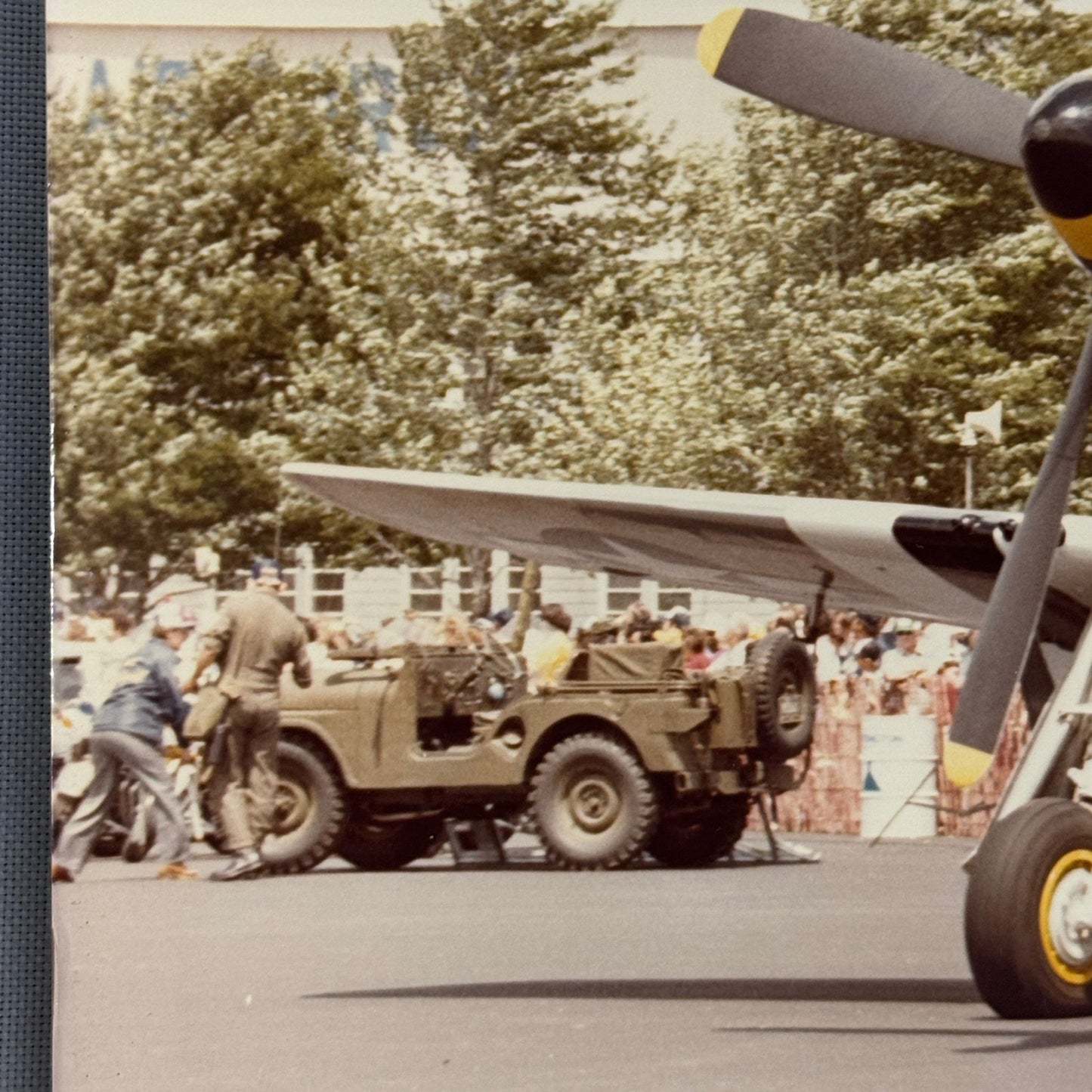 Vintage US Military Aircraft Airshow Photo Large Aviation Photograph Air Force