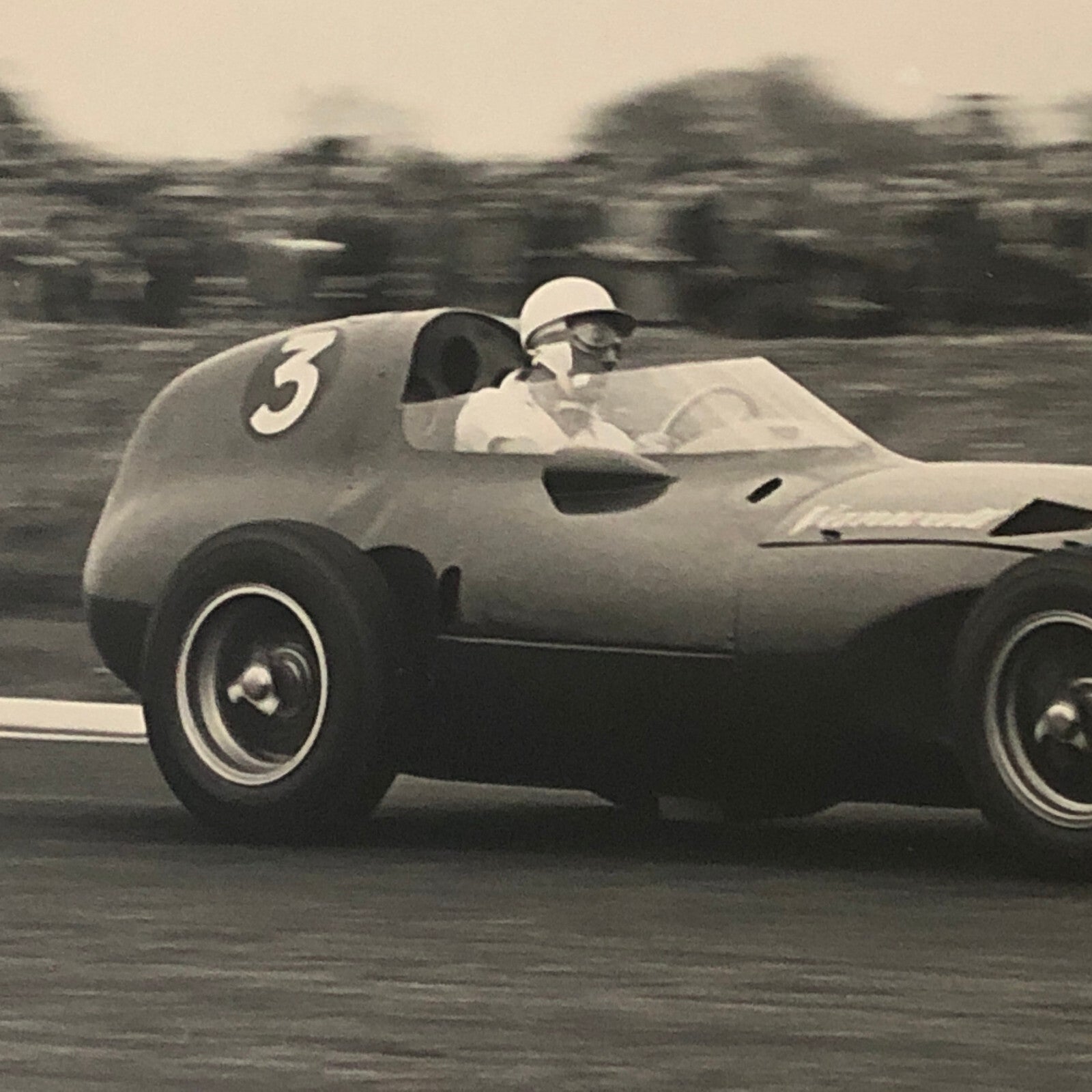 Stirling Moss 1956 International Trophy Race Photo Photograph Print