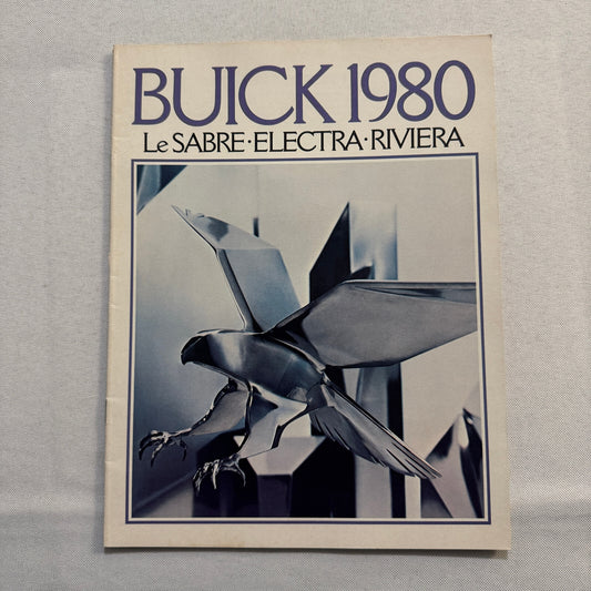 1980 Buick Car Sales Brochure Catalog Advertising Buick LeSabre Electra Riviera