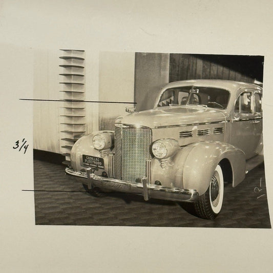 Vintage 1936 Cadillac Fleetwood Car Photo Photograph Print