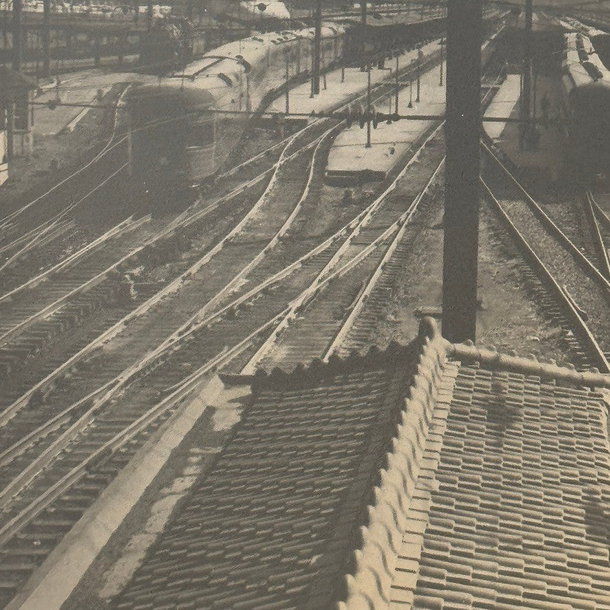 Vintage Train Railroad Photograph Washington DC Photo Print