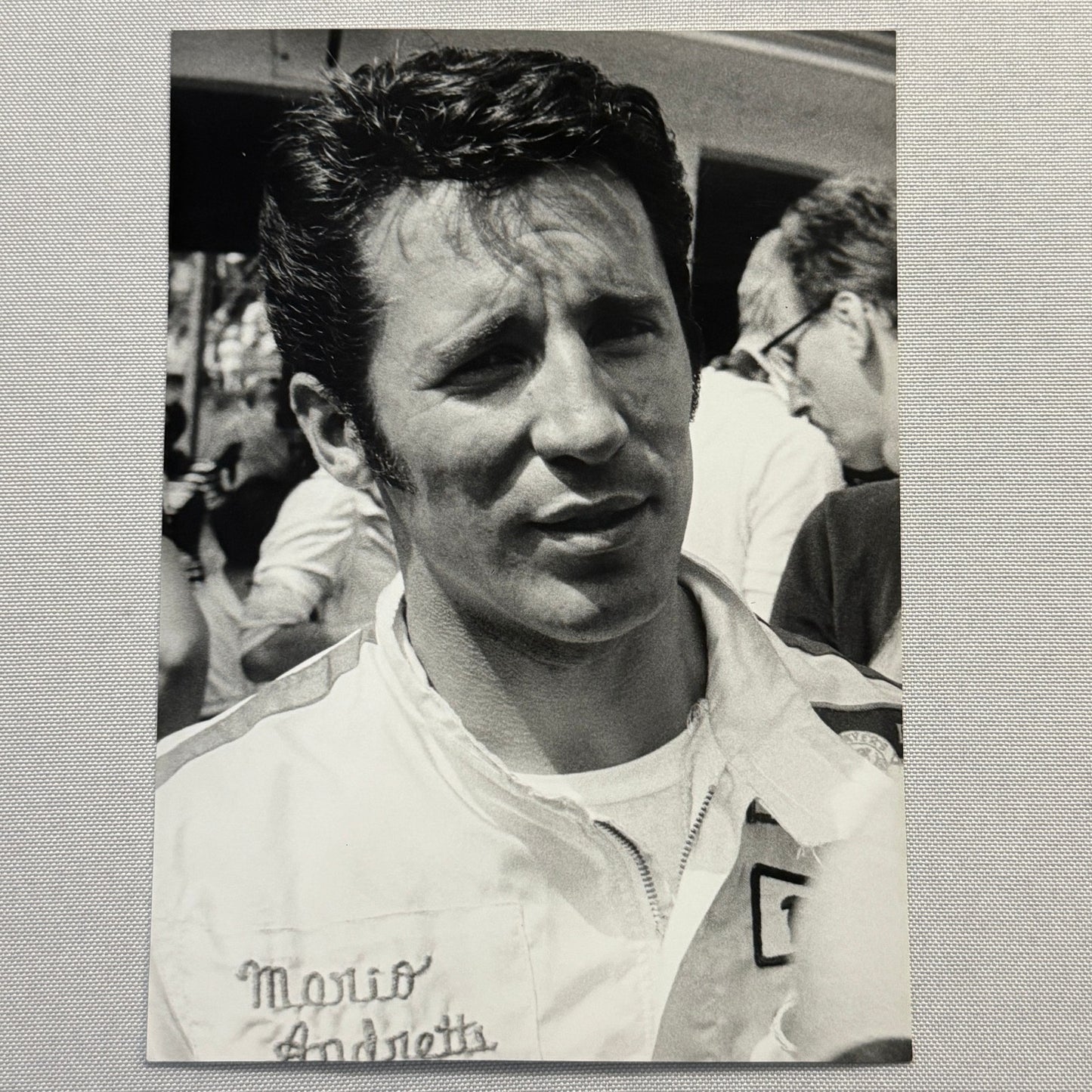 Vintage Racing Photo Mario Andretti 1969 German Grand Prix Race Photograph