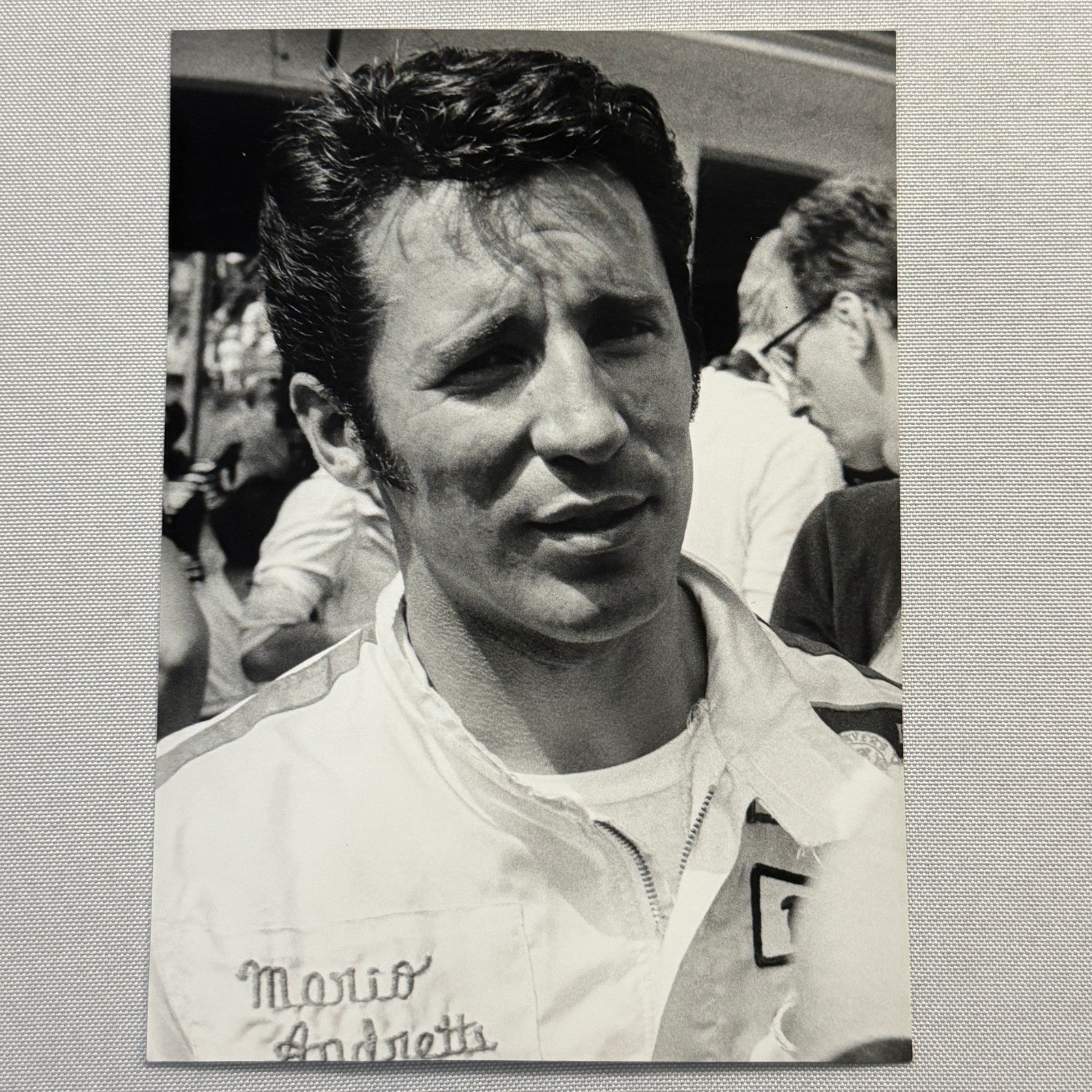Vintage Racing Photo Mario Andretti 1969 German Grand Prix Race Photograph