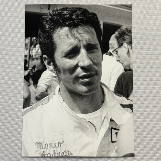 Vintage Racing Photo Mario Andretti 1969 German Grand Prix Race Photograph