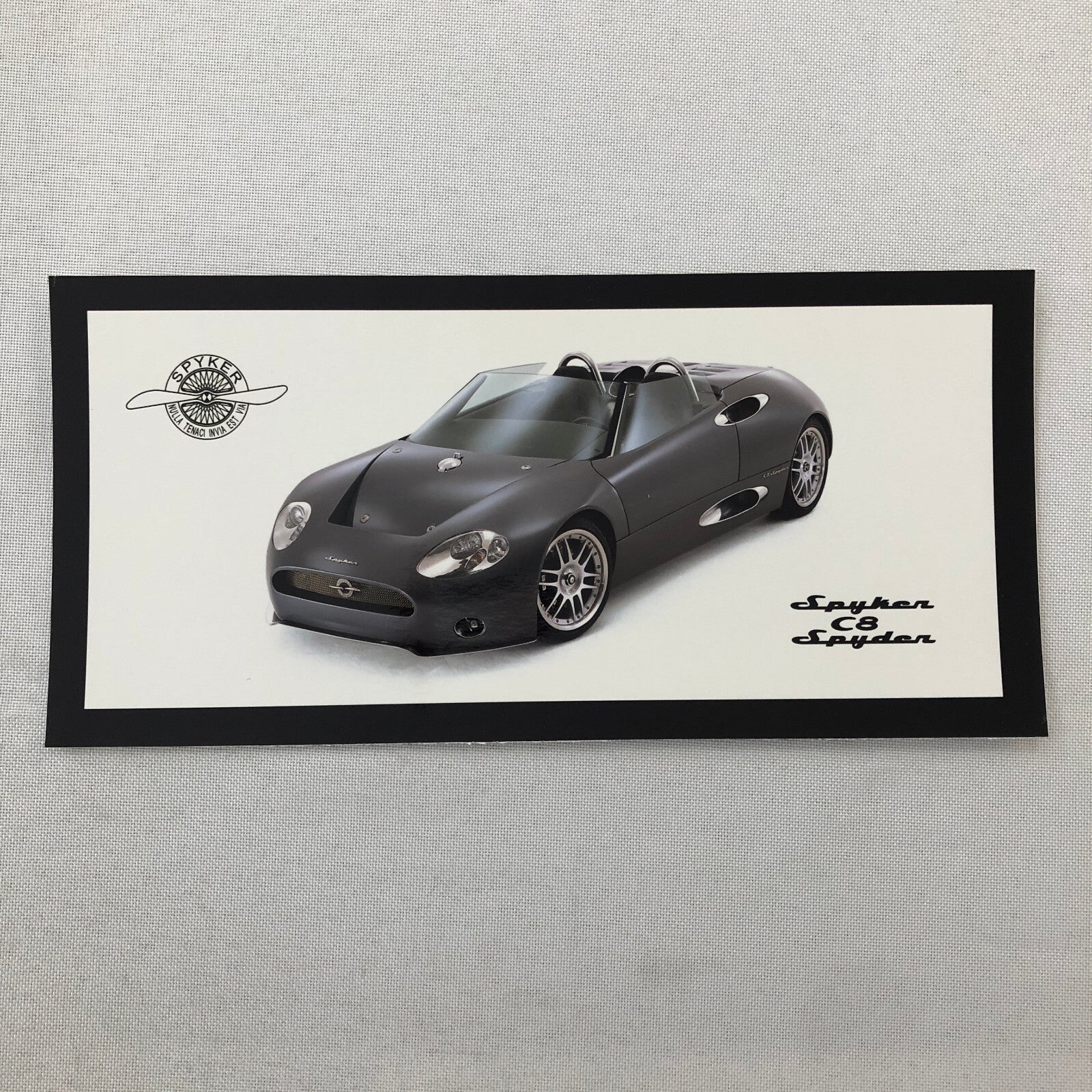 Spyker C8 Spyder Car Sales Brochure Catalog