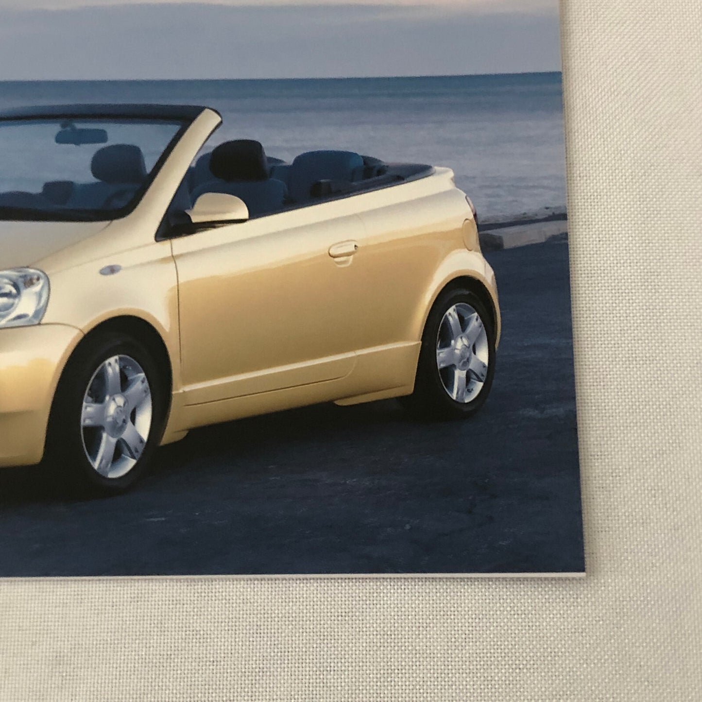 Toyota Yaris Cabrio Convertible Car Factory Press Photo Photograph