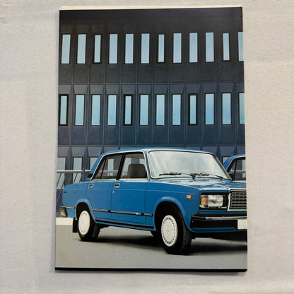 Lada 2105 and 2107 Car Sales Brochure Catalog Advertising German Text European