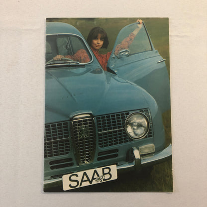 1967 Saab Sales Brochure Catalog Sedan Station Wagon Vintage Car