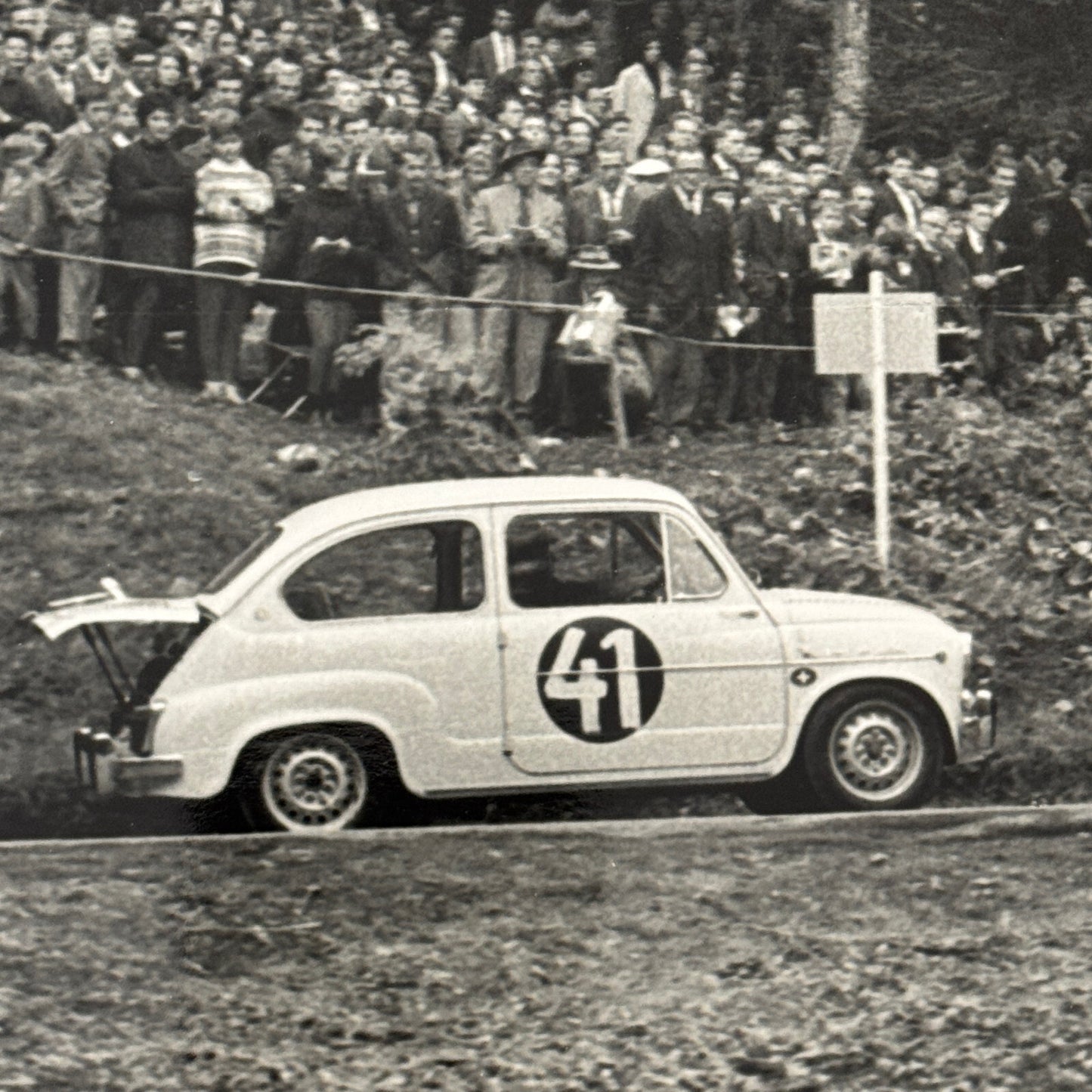 Fiat Abarth Racing Car 1964 Photo Photograph Modern Print