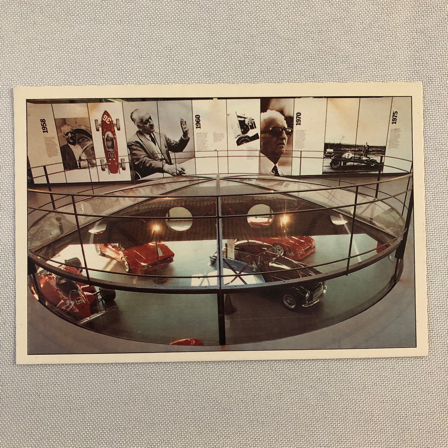 Ferrari Car Museum Exhibit Postcard Post Card Lot of 5