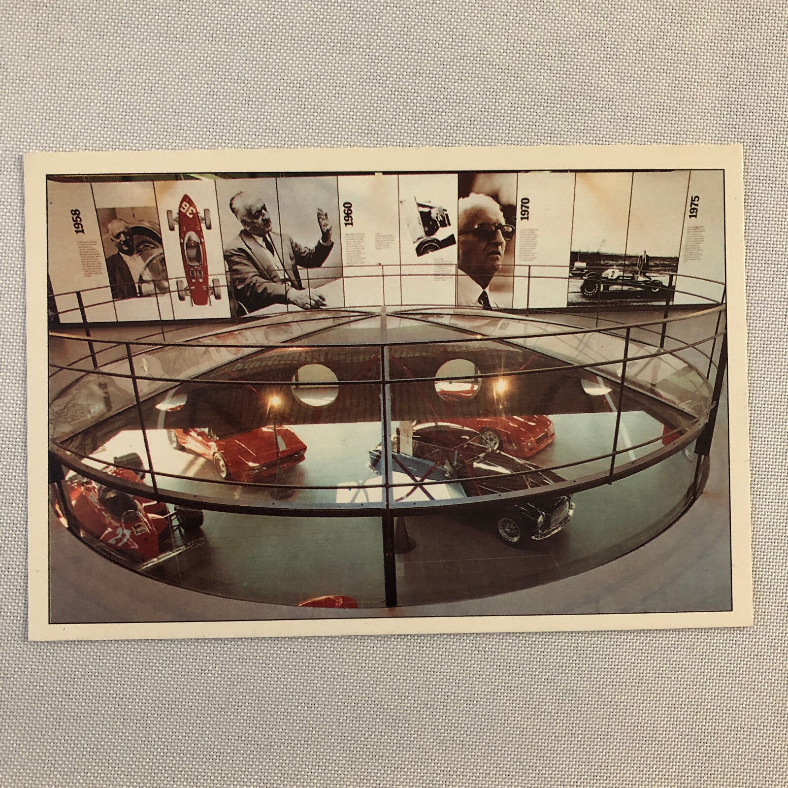 Ferrari Car Museum Exhibit Postcard Post Card Lot of 5