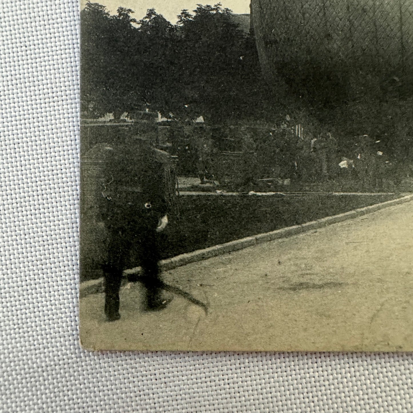 Vintage Airship Balloon Show Belgian Independence 1905 Postcard Belgium