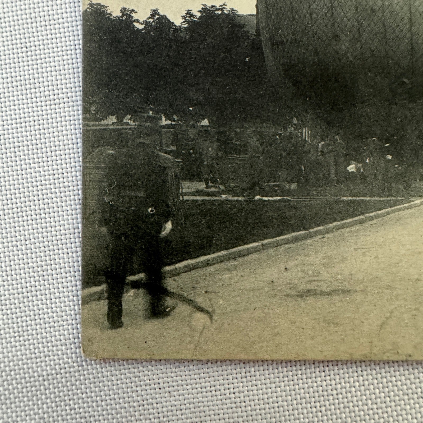 Vintage Airship Balloon Show Belgian Independence 1905 Postcard Belgium