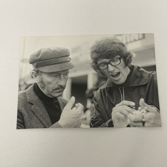 Vintage Racing Photo 1972 German Grand Prix Colin Chapman Peter Warr Motorsport