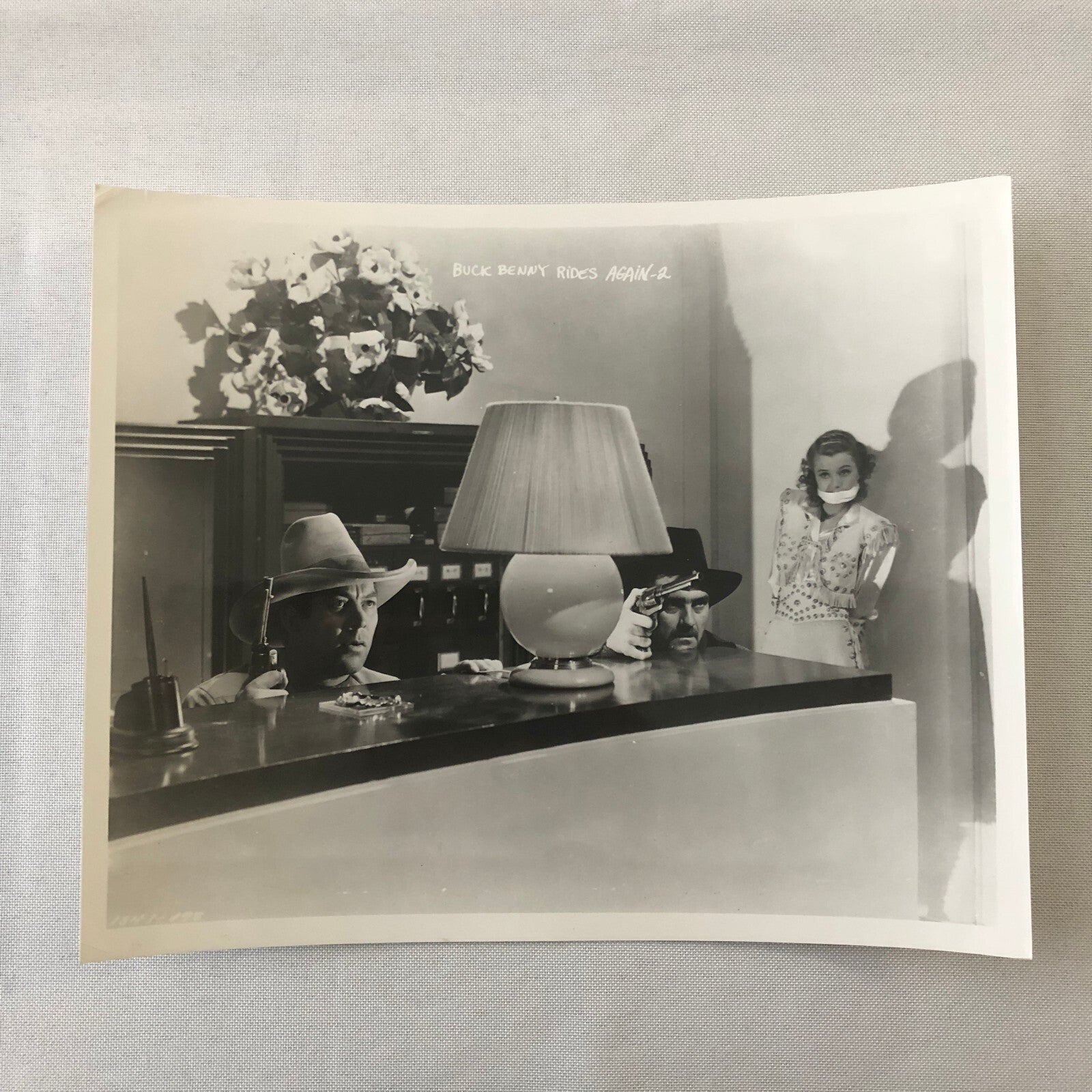 Vintage Movie Photo Photograph Print Buck Benny Rides Again Robbers Western