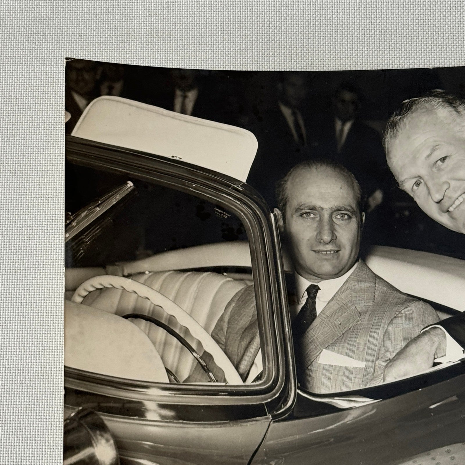 Juan Manuel Fangio Mercedes 300 SL Roadster Italian Press Photo Photograph 1957