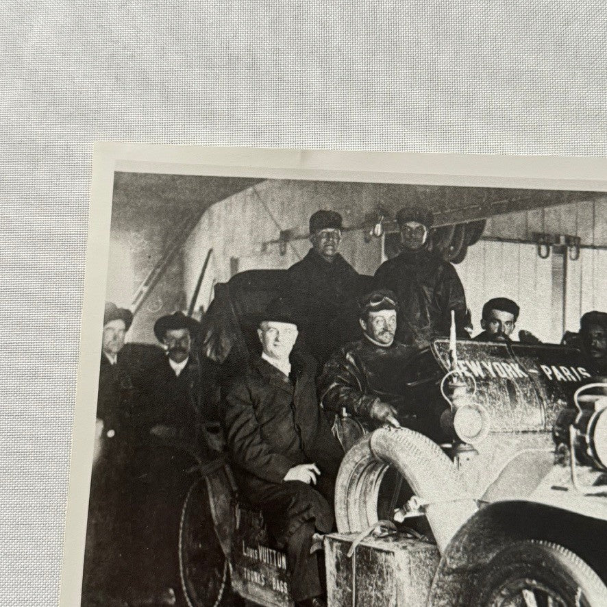 1908 New York To Paris Racing Photograph Race Photo Vintage Image Modern Print