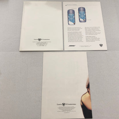 Lancia Lybra Car Sales Brochure Catalog GERMAN Text European Harrison Ford