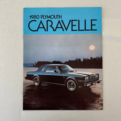 1980 Plymouth Caravelle Car Sales Brochure Catalog Advertising Coupe Sedan Wagon