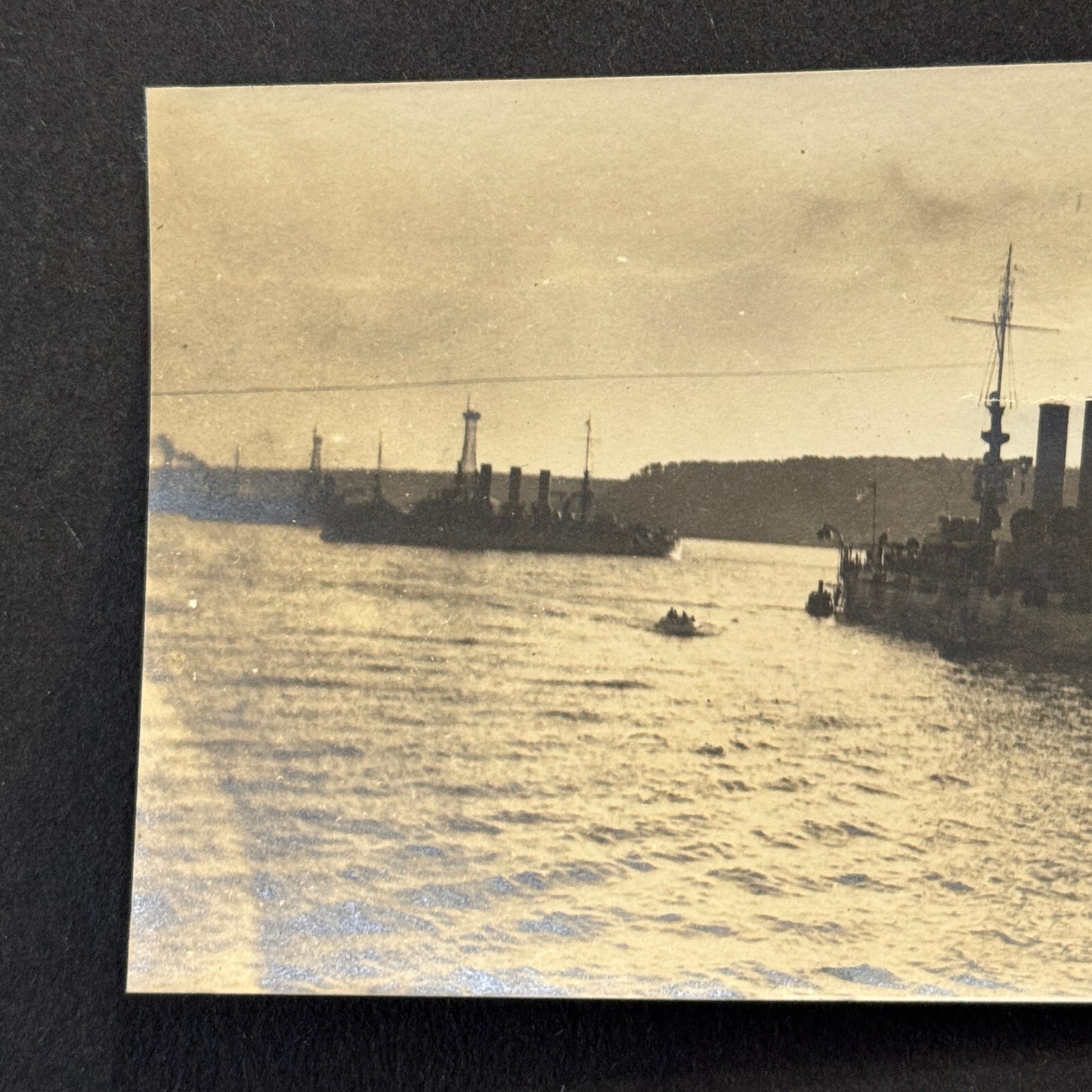 Vintage Boat Ship Photo Photograph Unidentified Possibly Military
