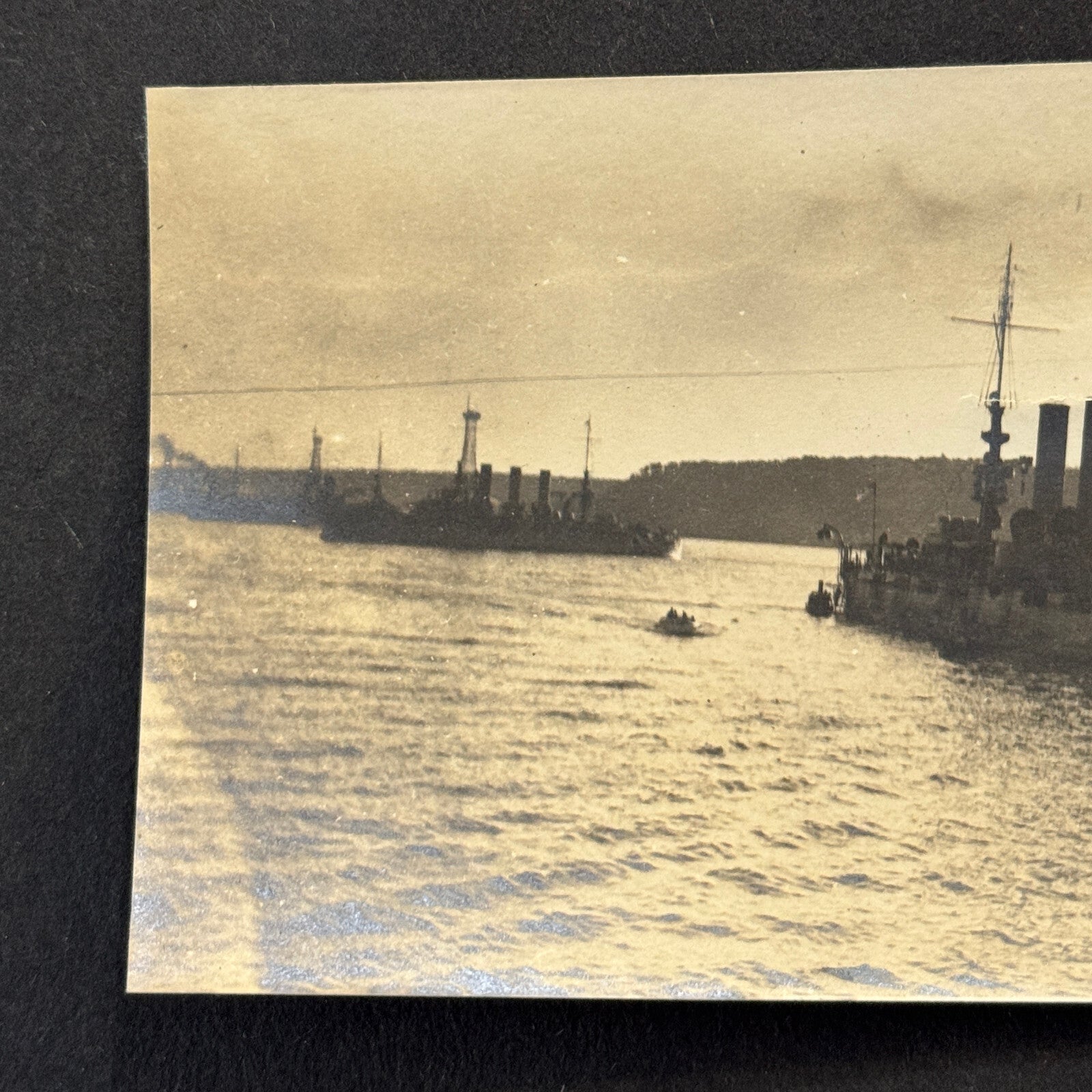 Vintage Boat Ship Photo Photograph Unidentified Possibly Military