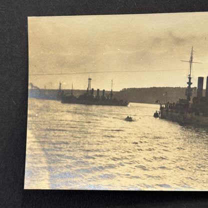 Vintage Boat Ship Photo Photograph Unidentified Possibly Military