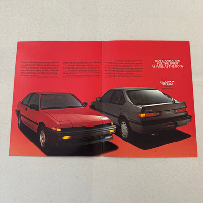 Acura Integra Sports Car Sales Brochure Catalog Canadian Advertising