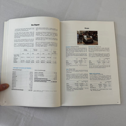 1979 Renault Annual Report Corporate Brochure GERMAN Language