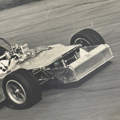 Vintage Racing Photo Photograph Race Car Motorport Testing