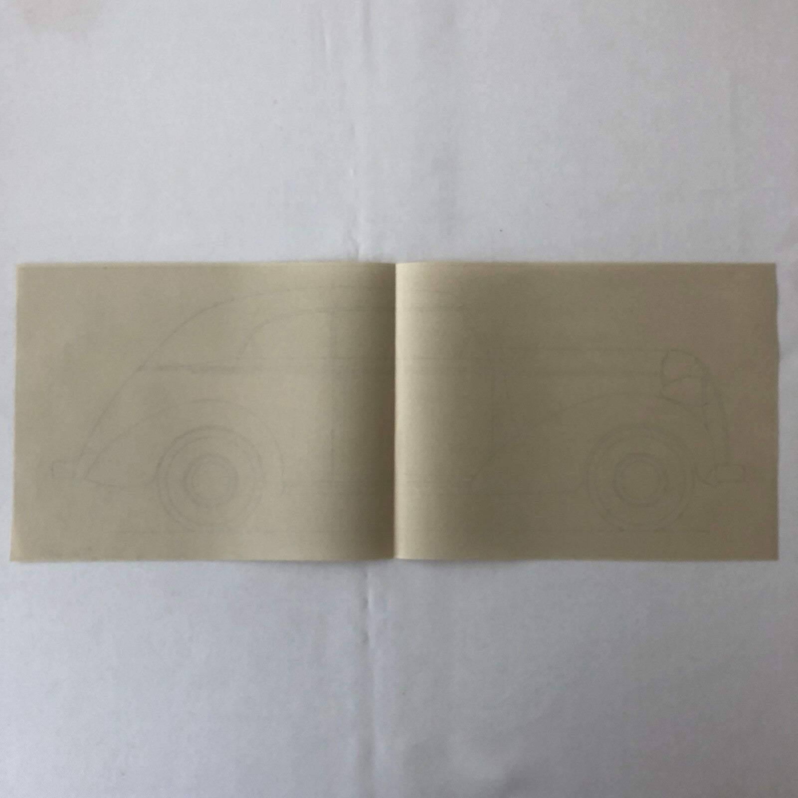 1936 Coachbuilder Car Design Blueprint Rendering Blue Print Coupe Body Style 