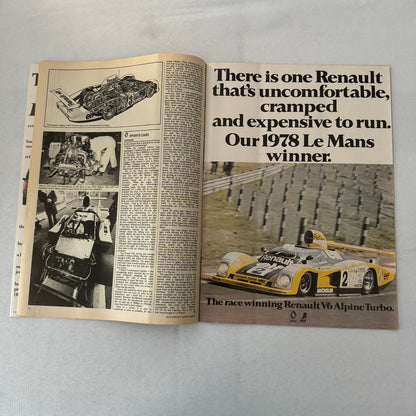 Vintage Renault Racing Supplement Magazine F1 Formula One ELF Renault 5 Gordini