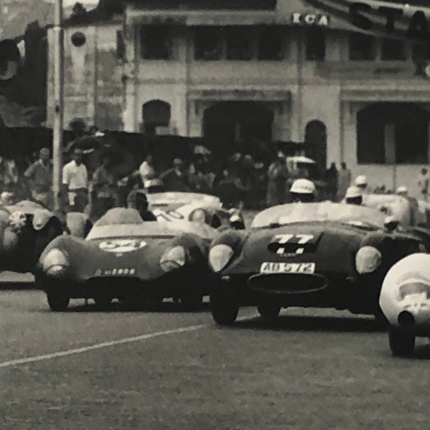 Vintage Car Racing Photo Photograph Print - IJW Goring Photo