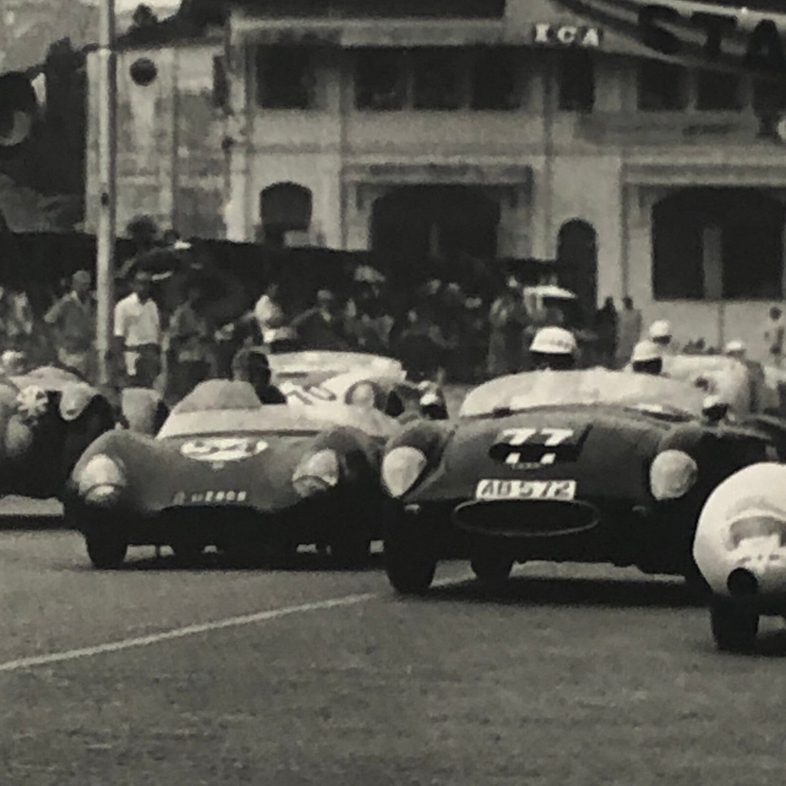 Vintage Car Racing Photo Photograph Print - IJW Goring Photo