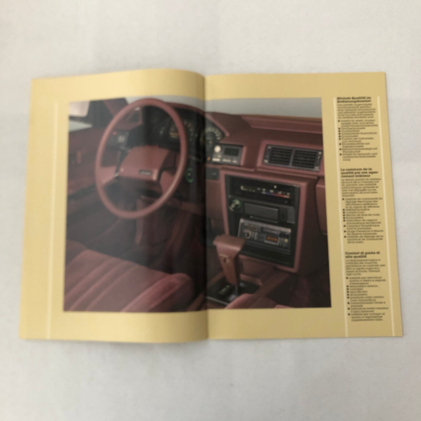 Toyota Cressida Car Sales Brochure Catalog Kombi Wagon German Italian French