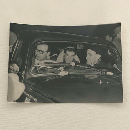 Vintage Racing Photo Photograph 1952 Rallye Monte Carlo Rally Stirling Moss +
