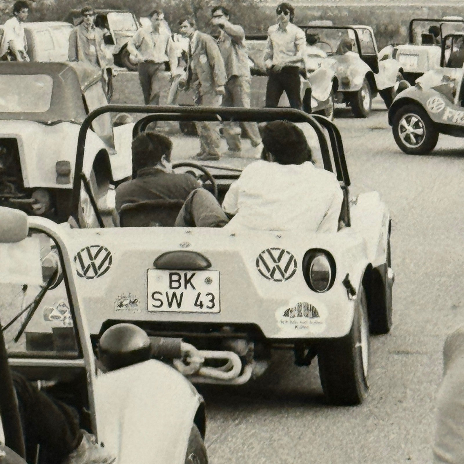 Vintage Volkswagen Dune Buggy Photo Photograph Print VW