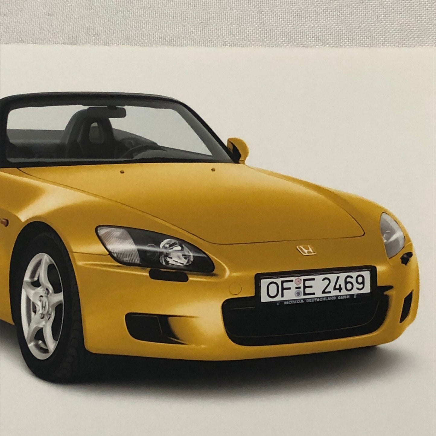 2001 Honda S2000 Roadster Car Factory Press Photo Photograph