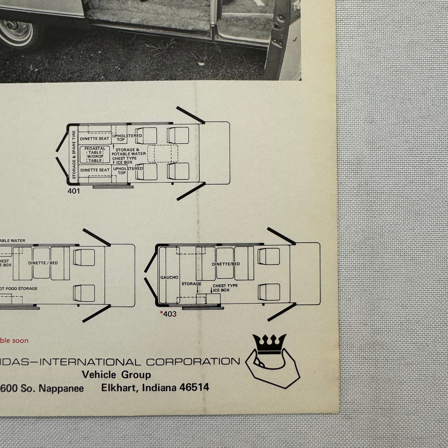 GMC Midas Conversion Van Sales Brochure Catalog