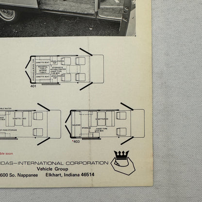 GMC Midas Conversion Van Sales Brochure Catalog