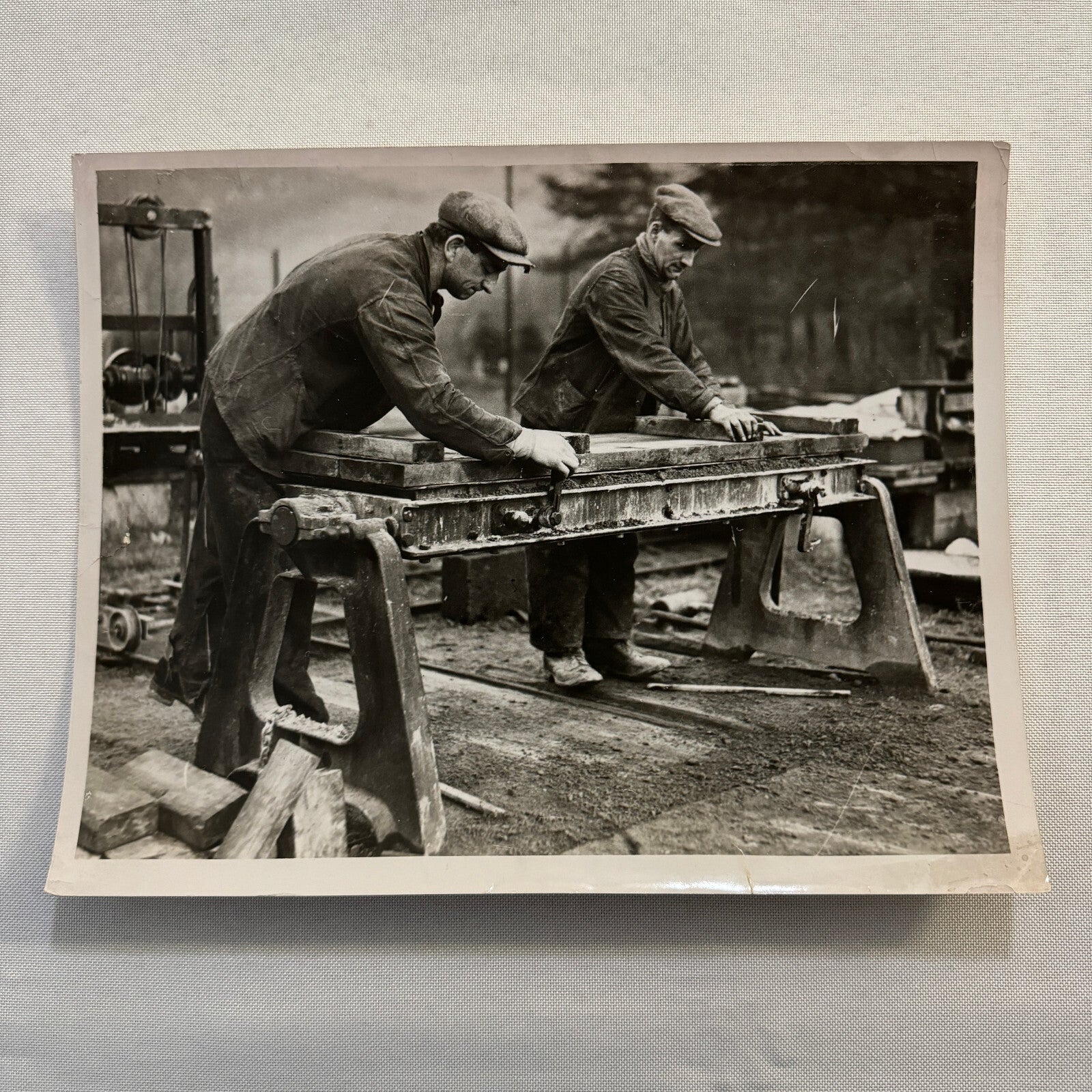 Monks Construction St Augustus Benedictine Monastery UK Press Photo Photograph