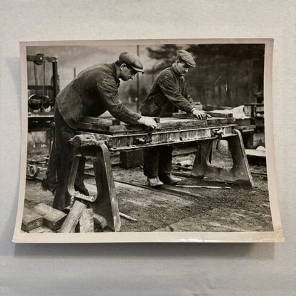 Monks Construction St Augustus Benedictine Monastery UK Press Photo Photograph