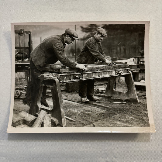 Monks Construction St Augustus Benedictine Monastery UK Press Photo Photograph