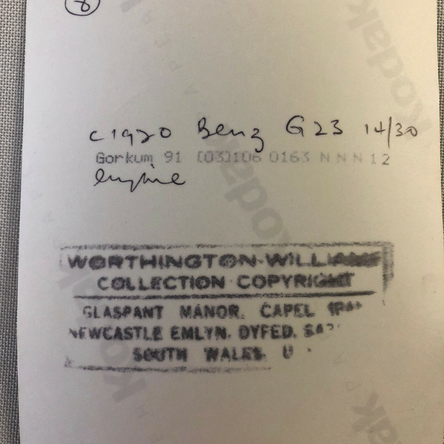 Early Mercedes Benz Car Barn Find Junk Yard Car Part Photo Photograph Lot of 23 