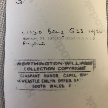 Early Mercedes Benz Car Barn Find Junk Yard Car Part Photo Photograph Lot of 23 