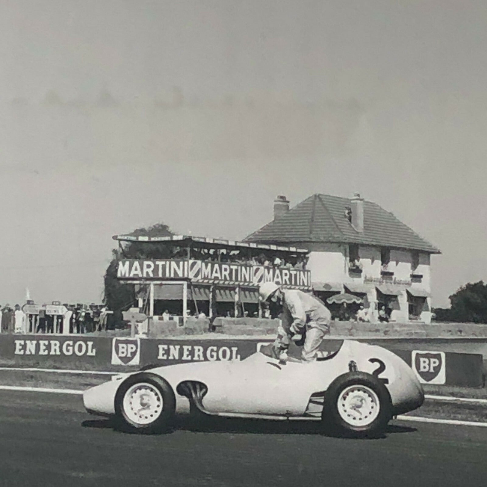 Vintage Stirling Moss Grand Prix Racing Photo Photograph Bernard CAHIER 