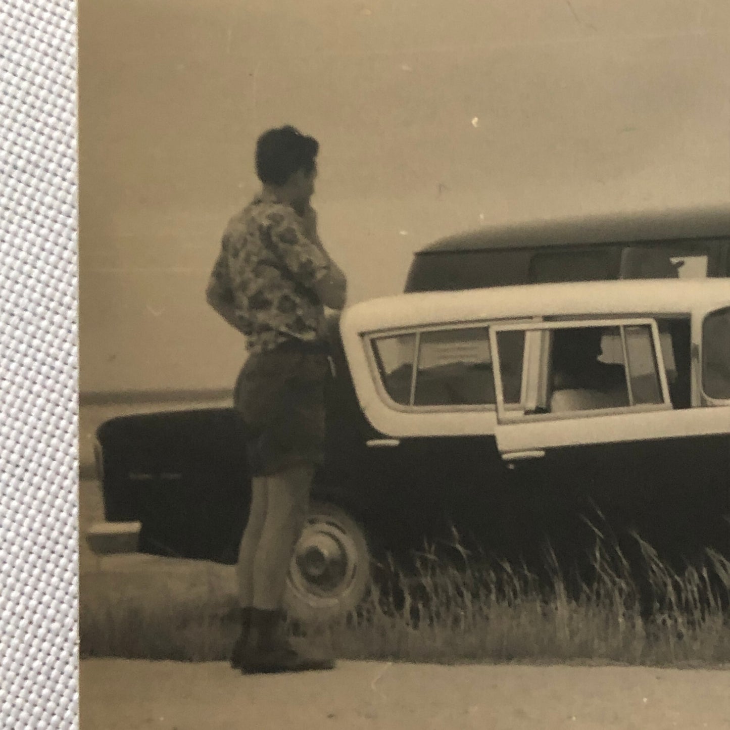 Vintage Volkswagen VW Bus and Rambler Car Photo Photograph Lot of 2 AL22SM2